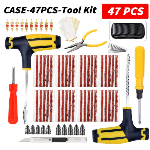 Car Tire Repair Kit Puncture Plug Tools Tyre Puncture Emergency for
