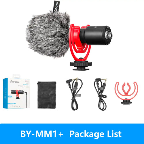 BOYA BY-MM1 Professional Cardioid Shotgun Microphone for iPhone