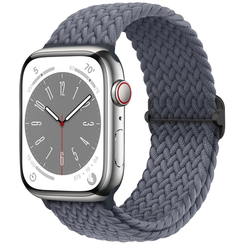 Braided Solo Loop For Apple watch band 45mm 44mm 40mm 49mm 38 41mm