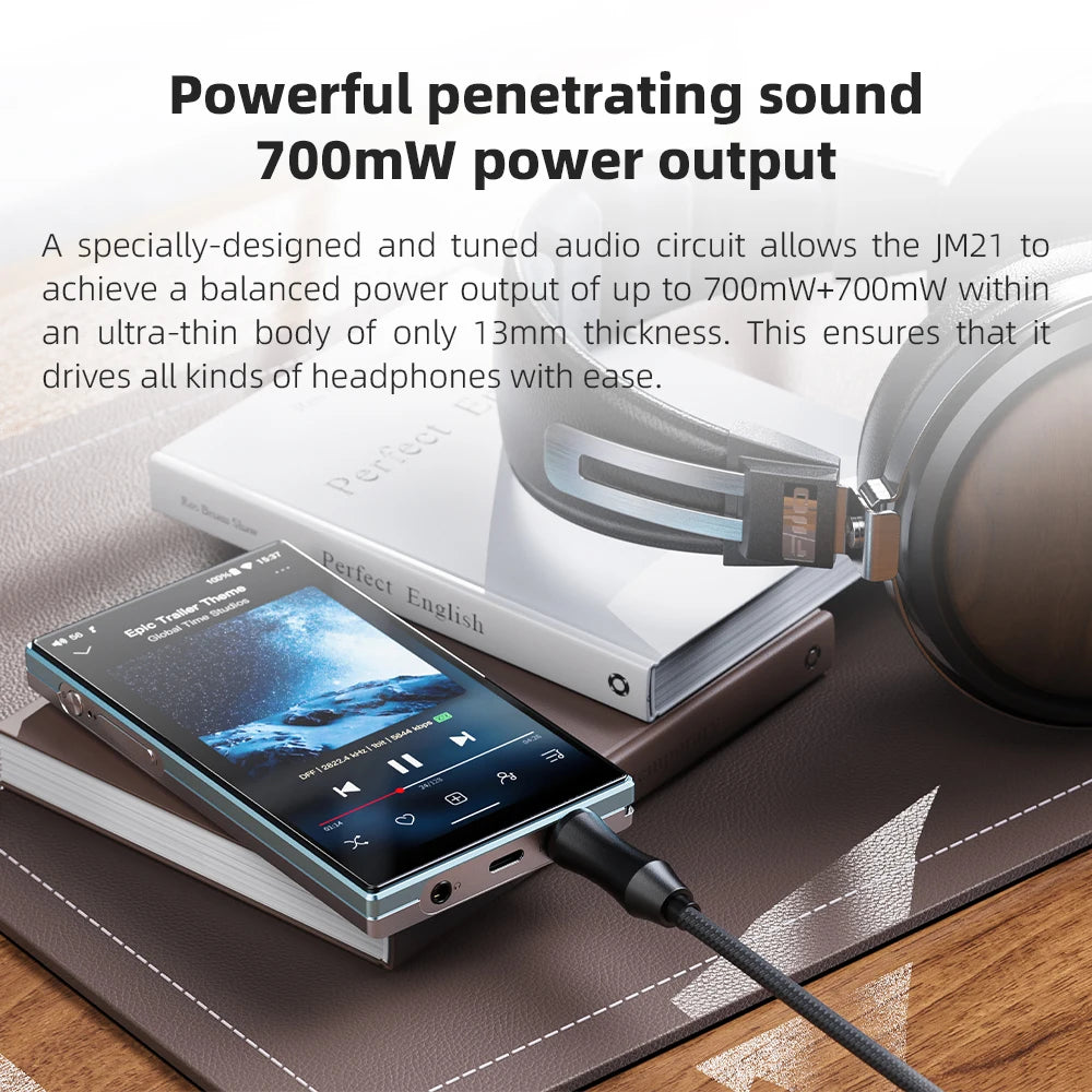 FiiO JM21 Android 13 Hi-Res Music Player MP3 with Snapdragon 680,