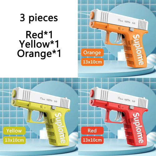 Summer Water Gun non Electric Pistol High-pressure Full Automatic