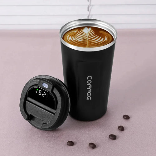 450ml Thermos Bottle Smart Display Temperature 316 Stainless Steel