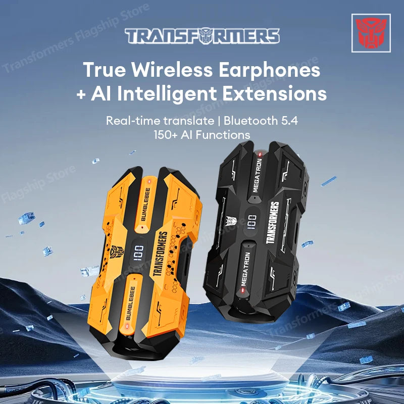 AI Earphones TRANSFORMERS TF-T51 Translation Wireless Headphones Low