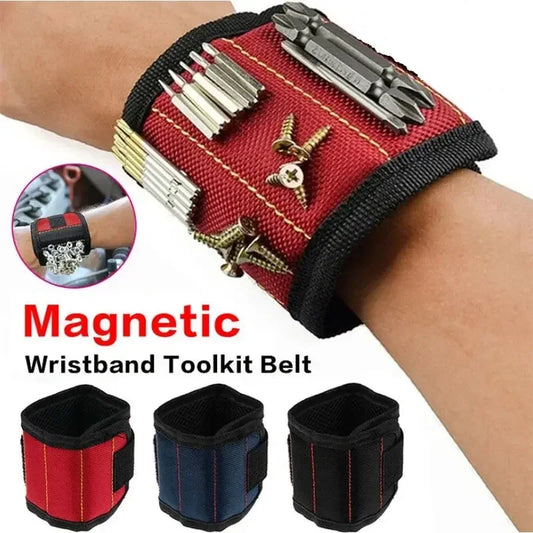 Magnetic Wristband for Holding Screws,Nails,Drilling Bits,Wrist Tool