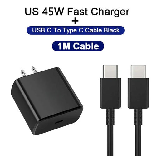 PD 45W USB Charger Fast Charger For Samsung Galaxy S23 Ultra Note10