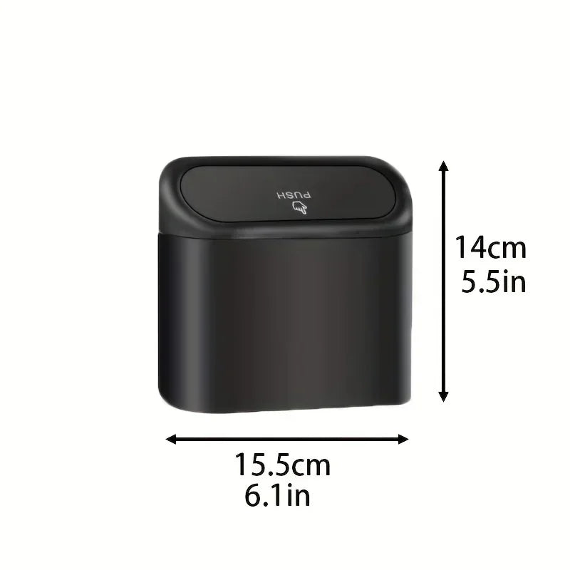 3Pcs Car Trash Can (with Lid) Contains 60 (300) Garbage Bags, Small