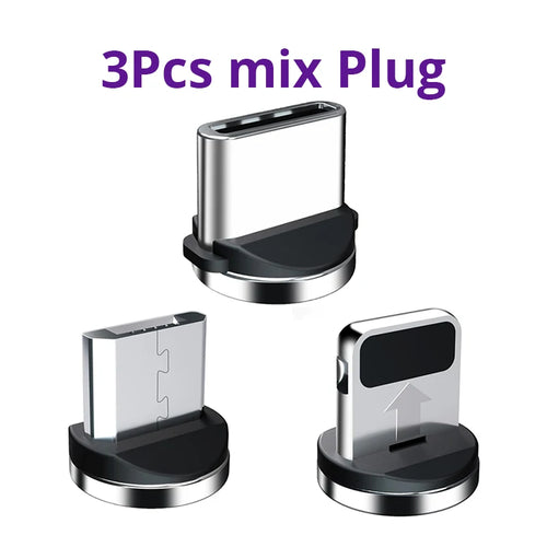 Magnetic Cable Adapter Mobile Phone Cable Micro USB Type C Dust Plugs
