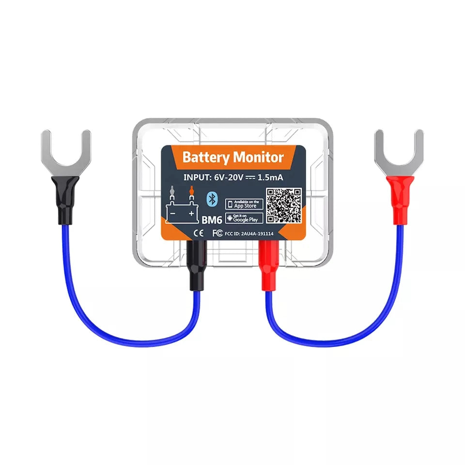 BM6 Battery Tester Monitor 12V Car Battery Indicator with Bluetooth