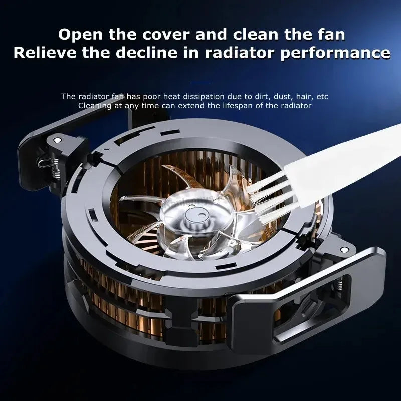 2 IN 1 MEMO CX08 Magnetic Back Clip Universal Mobile Phone Cooler