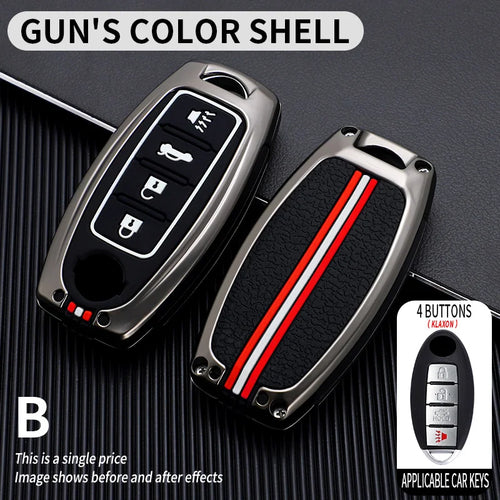 Key Fob Cover with Keychain Lanyard for Nissan Altima Sentra Maxima