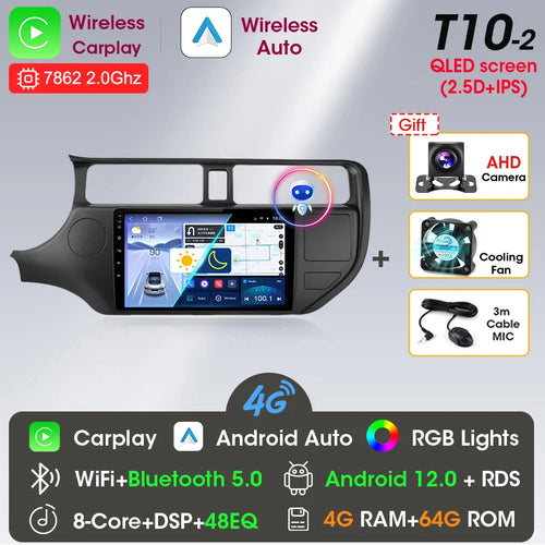 Srnubi Android 12 Car Radio for KIA K3 RIO 2011 2012 2013 2014 2015