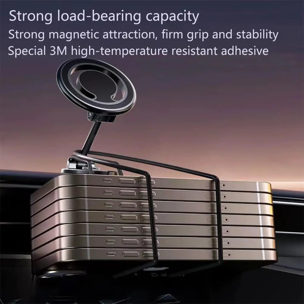 1080 Rotate Magnetic Car Phone Holder Stand Magnet Car Mount Support