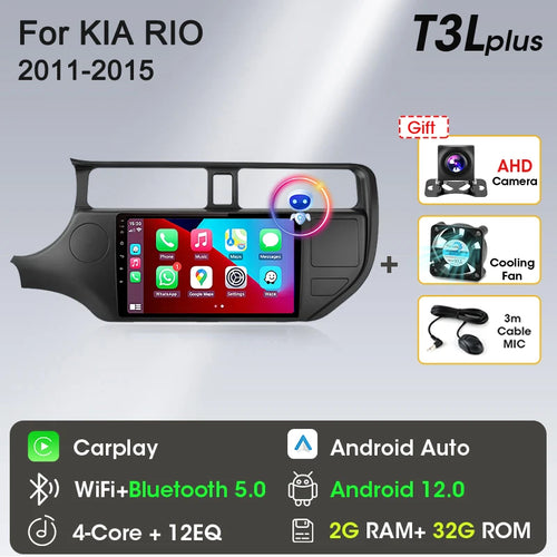 Srnubi Android 12 Car Radio for KIA K3 RIO 2011 2012 2013 2014 2015