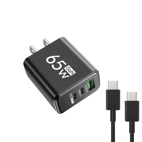 65W 3 Ports GaN USB PD Charger Fast Charging Type C Mobile Phone