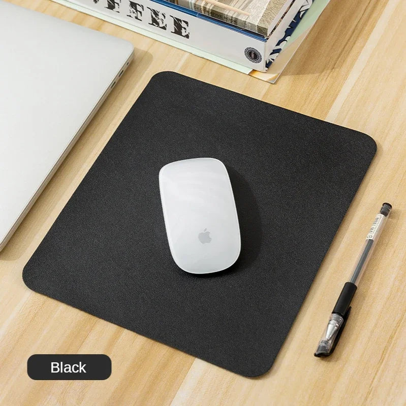 Small PU mouse pad Non-Slip Gaming Desktop Leather Mouse Pad