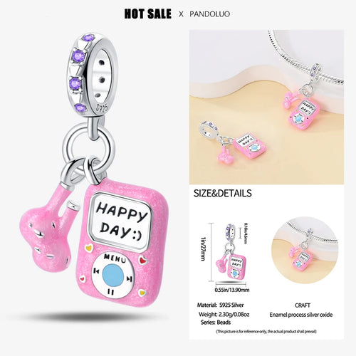 Sterling Silver 925 Devil Eye Charm Owl Miracle Beads Suitable for