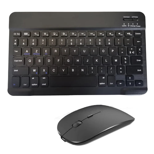 Spanish French Bluetooth Wireless Keyboard Azerty Russian Korean For