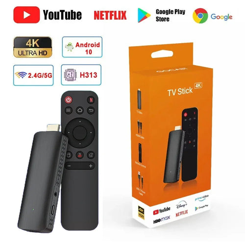 Android 11 OS MX10 TV stick HDR set top 4K 1080p 2.4g/5G WiFi smart TV
