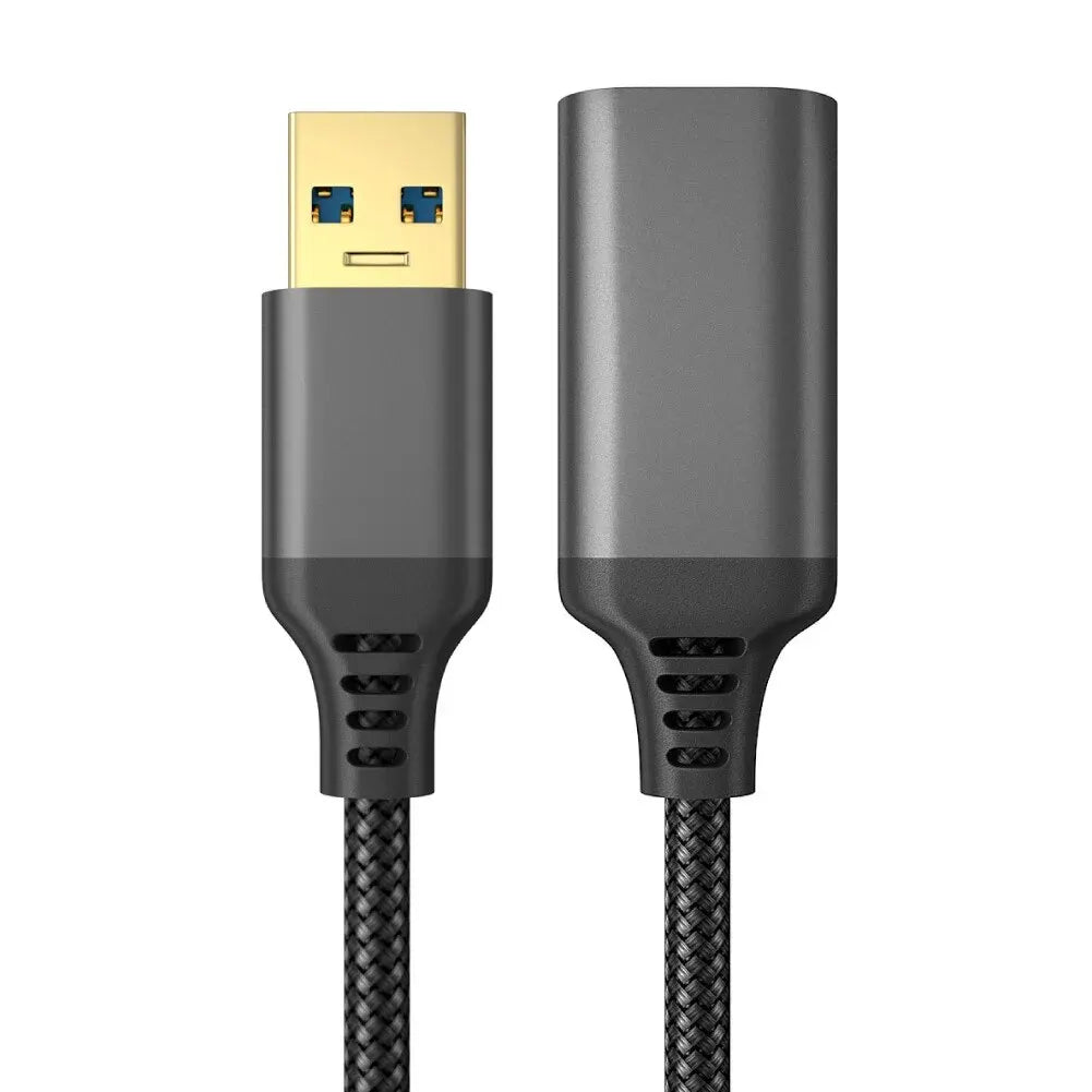 UTHAI Nylon Braided USB 3.0 Male-To-Female High-Speed Transmission