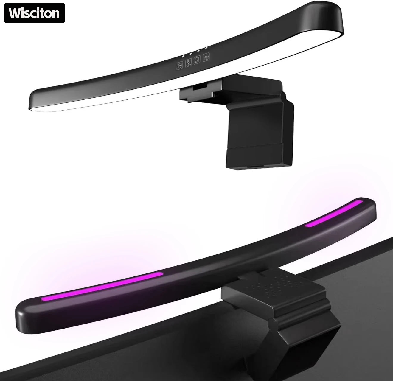 LED Computer Monitor Light Bar Stepless Dimming Hanging Light RGB Game