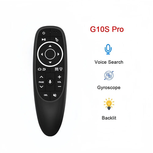 G10S Pro BT Air Mouse 2.4G Wireless Gyroscope Smart Remote Control