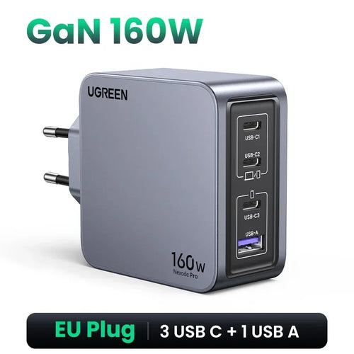 UGREEN 160W GaN Charger PD3.1 Type C QC4.0 3.0 Quick Charge For