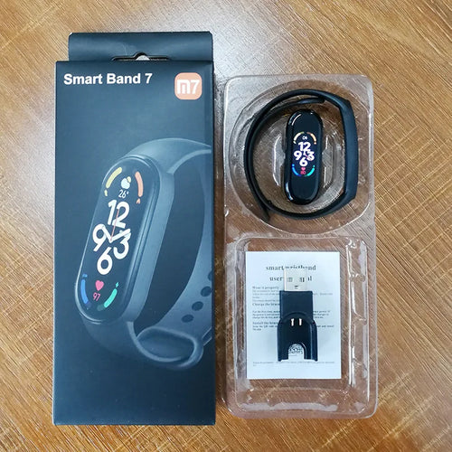 M7 Smart Band Watch Silicone Heart Rate Smart Band Varied Dials