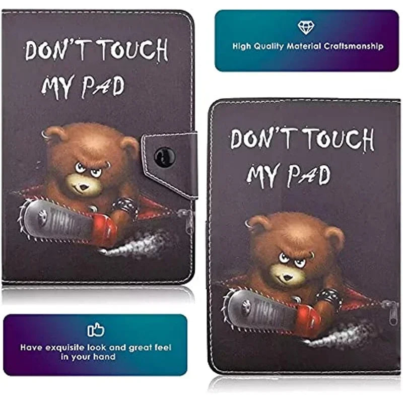 Universal 7"8"10.1"Tablet Case,8inch 10inch Tablet Cover,Folio Leather