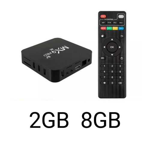 2025 MXQ PRO Smart TV Box Android 12 IK316 Family H.265 4K HD 2.4/5G