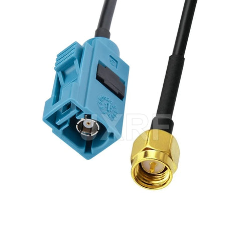 Fakra Z Male to SMA Male Vehicle Antenna Adapter Cable for Car Stereo