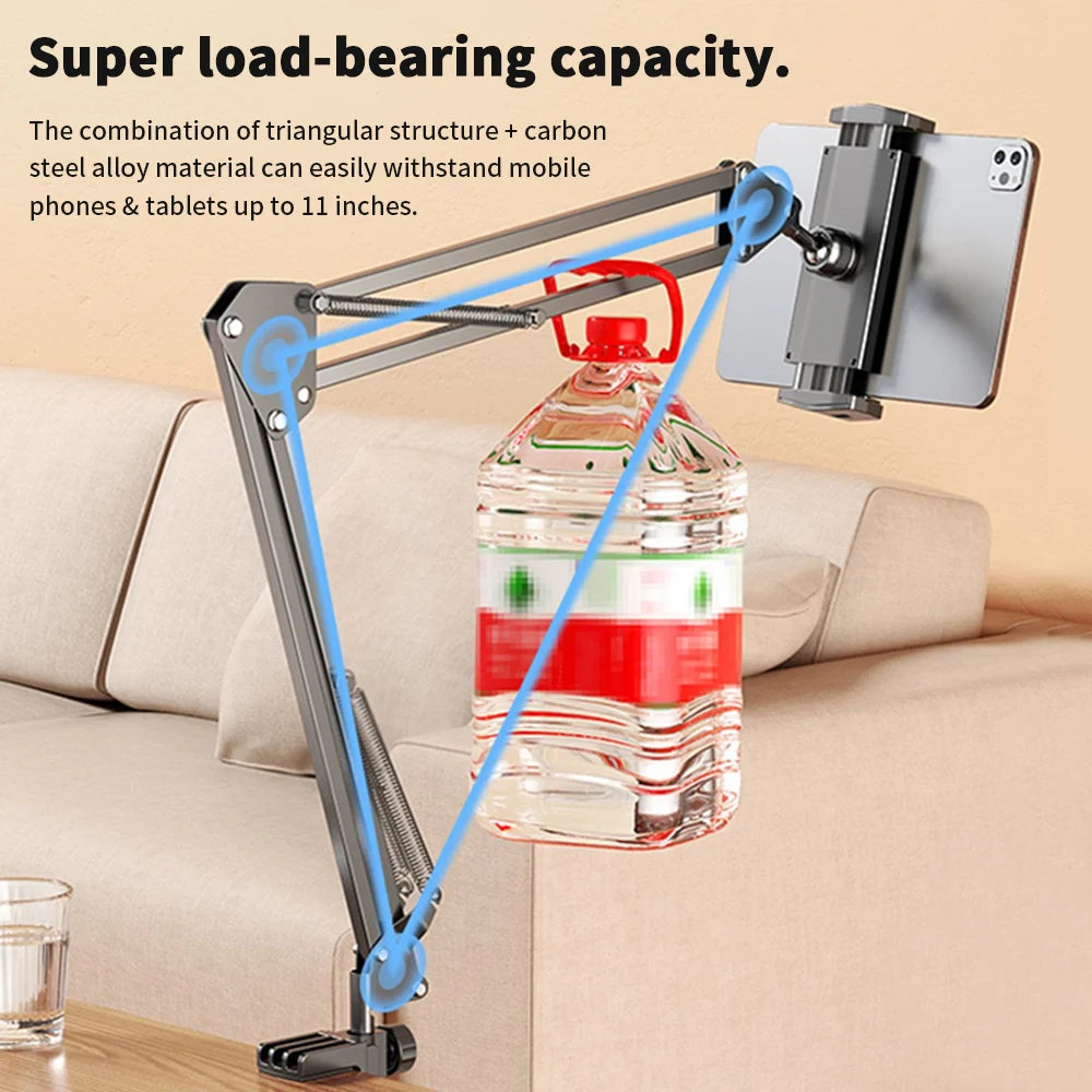 Universal Tablet Stand Clip Lazy Bracket Flexible Articulating