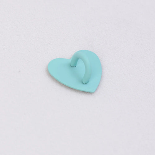 Kawaii Adhesive Metal Heart Phone Charm Holder Mobile Phone Case