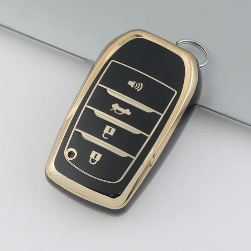 2 3 4 Buttons TPU Car Key Case Cover for Toyota Land Cruiser 200 300