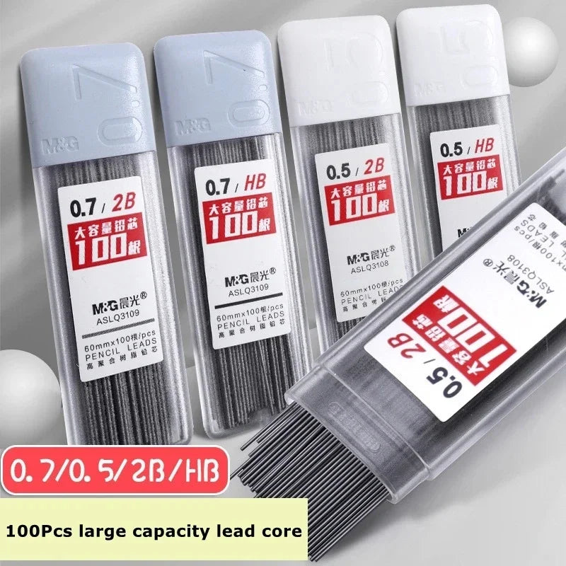 2B/HB Mechanical Pencil Leads Set 0.5/0.7mm Automatic Pencil Core