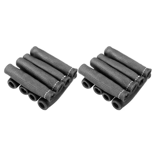 8Pcs/Set Spark Plug Wire Boots 1200˚F Heat Shield Protector Sleeve Car