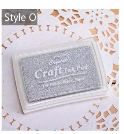 Mr Paper 15 Colors Inkpad Handmade DIY Craft Oil Based Ink Pad for