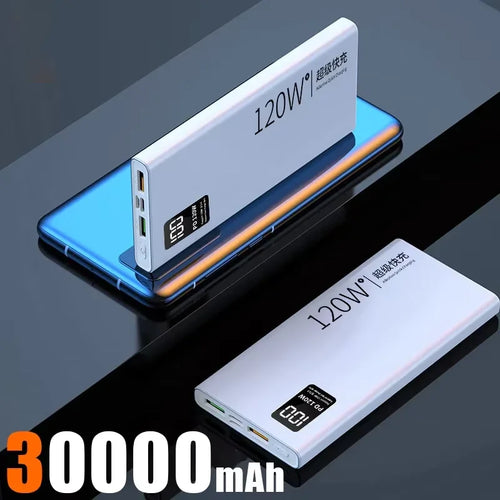 Portable Original Mobile 50000mAh Power Bank 120W Two-Way Fast