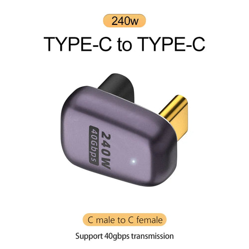 USB 4.0 PD 240W 8K 60Hz Charger Connector for Macbook 40Gbps High