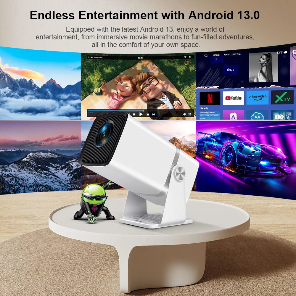 ThundeaL Full HD 1080P TD80W Mini Projector 4K Android WiFi 3D Home