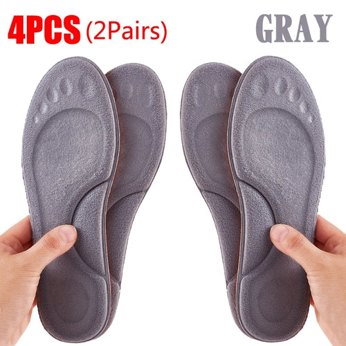 PU Feet Sole Soft Orthopedic Sport Insoles for Breathable Shock
