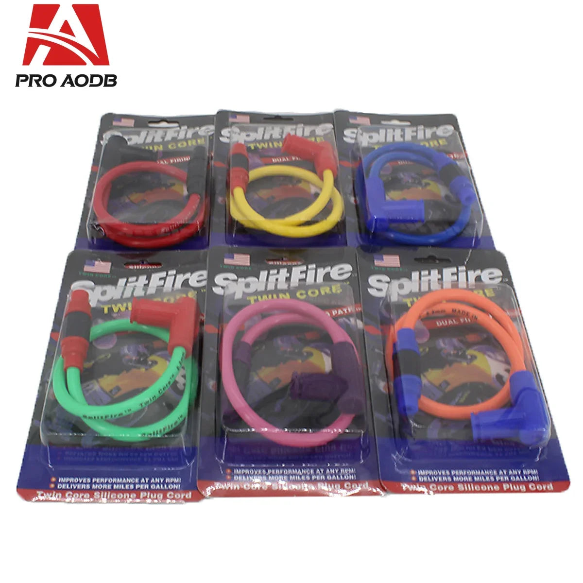 Universal Motorcycle Ignition Coil Spark Plug Iridium Power Cable For