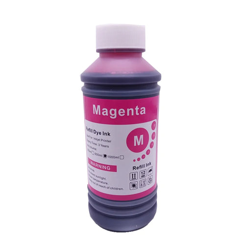 500ML Universal BK C M Y Refill Dye Based Ink Large Capacity Use For