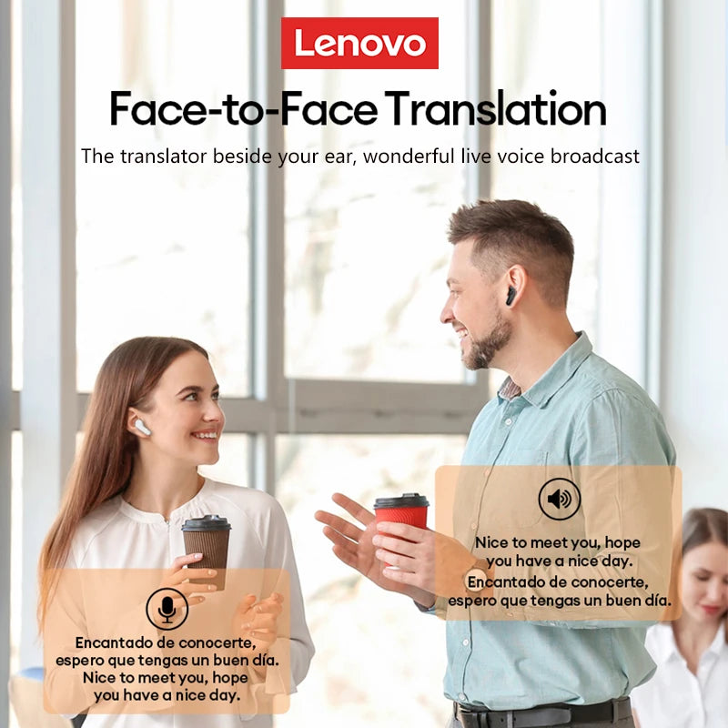 Lenovo LP49 AI Translation Headphones Wireless Bluetooth 5.4 Noise