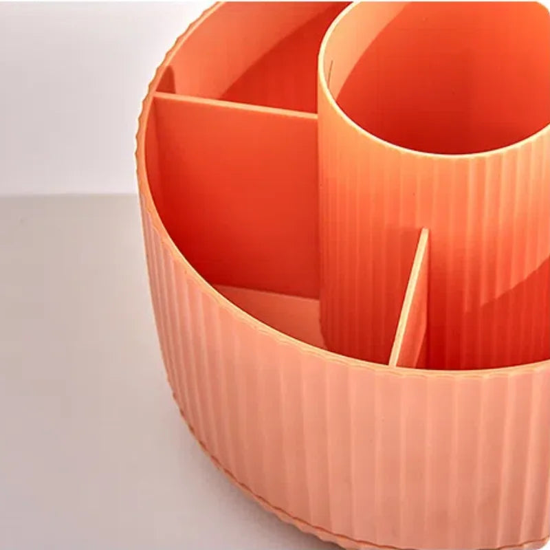 Rotating makeup box storage bin, desktop compartment, lipstick