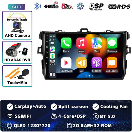 Android 14 Car radio Navigation Multimedia Player For Toyota Corolla