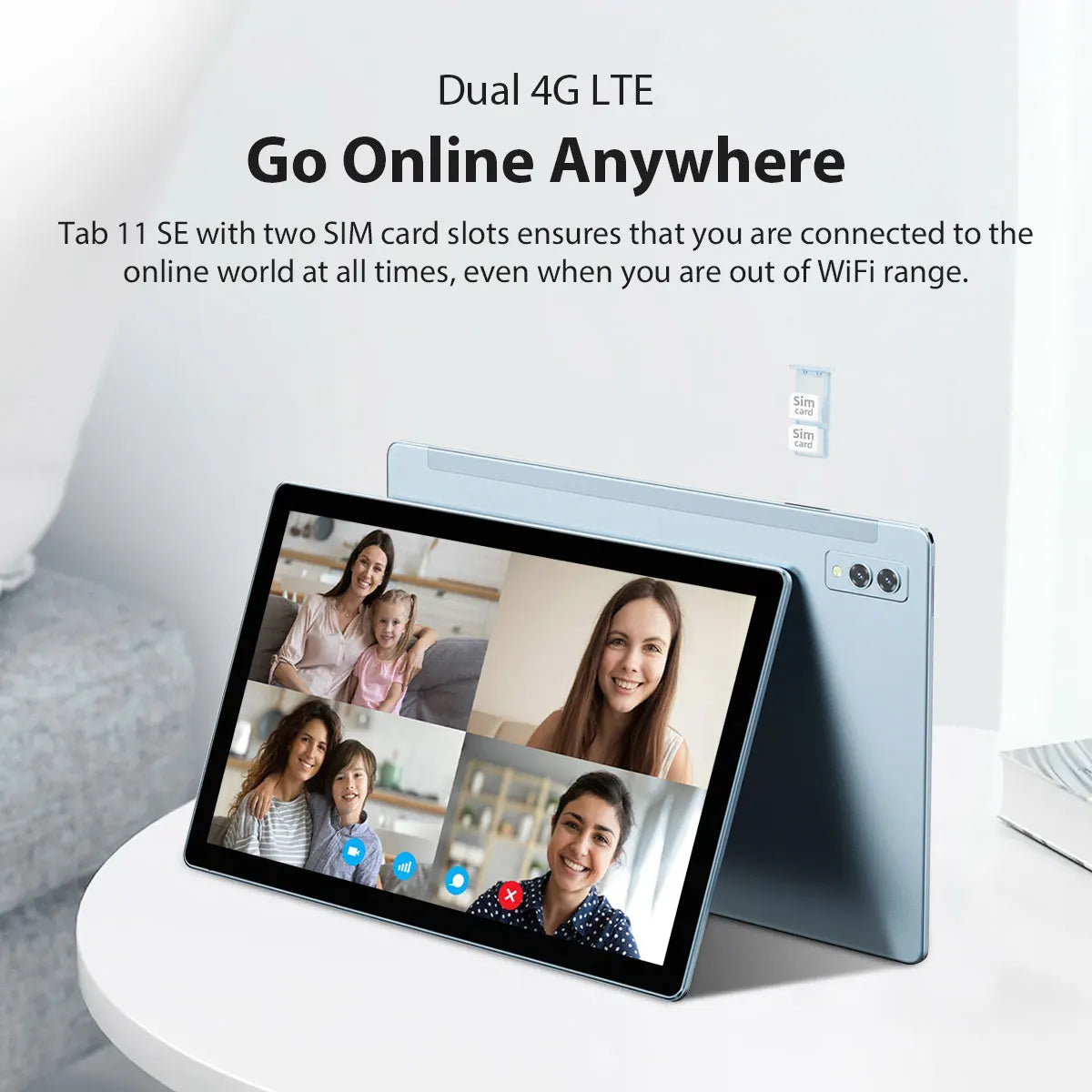 Blackview Tab 11 SE Tablets 10.36'' FHD Display Octa Core Dual 4G LET