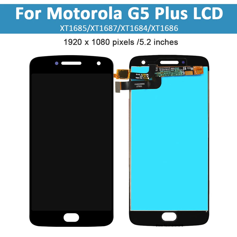 5.2" Original LCD For Motorola Moto G5 Plus XT1686 XT1681 XT1683 Touch