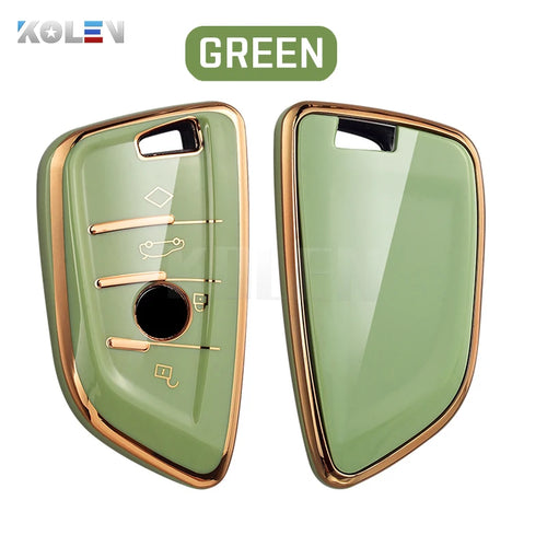 Fashion TPU Car Remote Key Case Cover Shell Fob For BMW X1 X3 X5 X6 X7