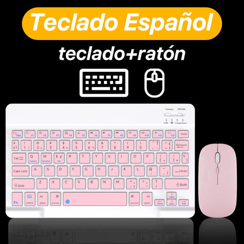 CASEPOKE 10 Inch Bluetooth Wireless Keyboard For Samsung Xiaomi Apple