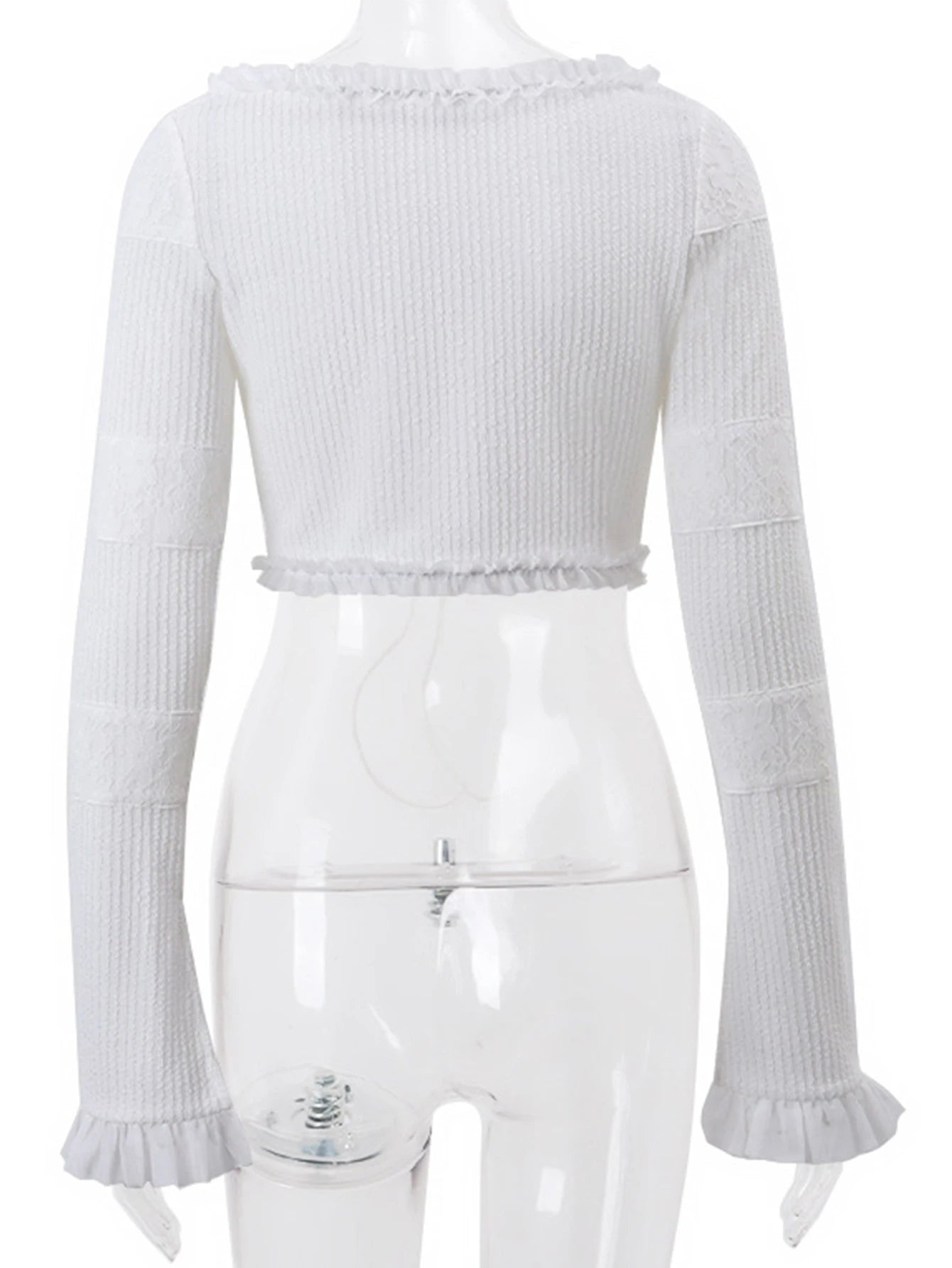 Sexy white mini knitting skirt suit dress women elegant  long sleeve
